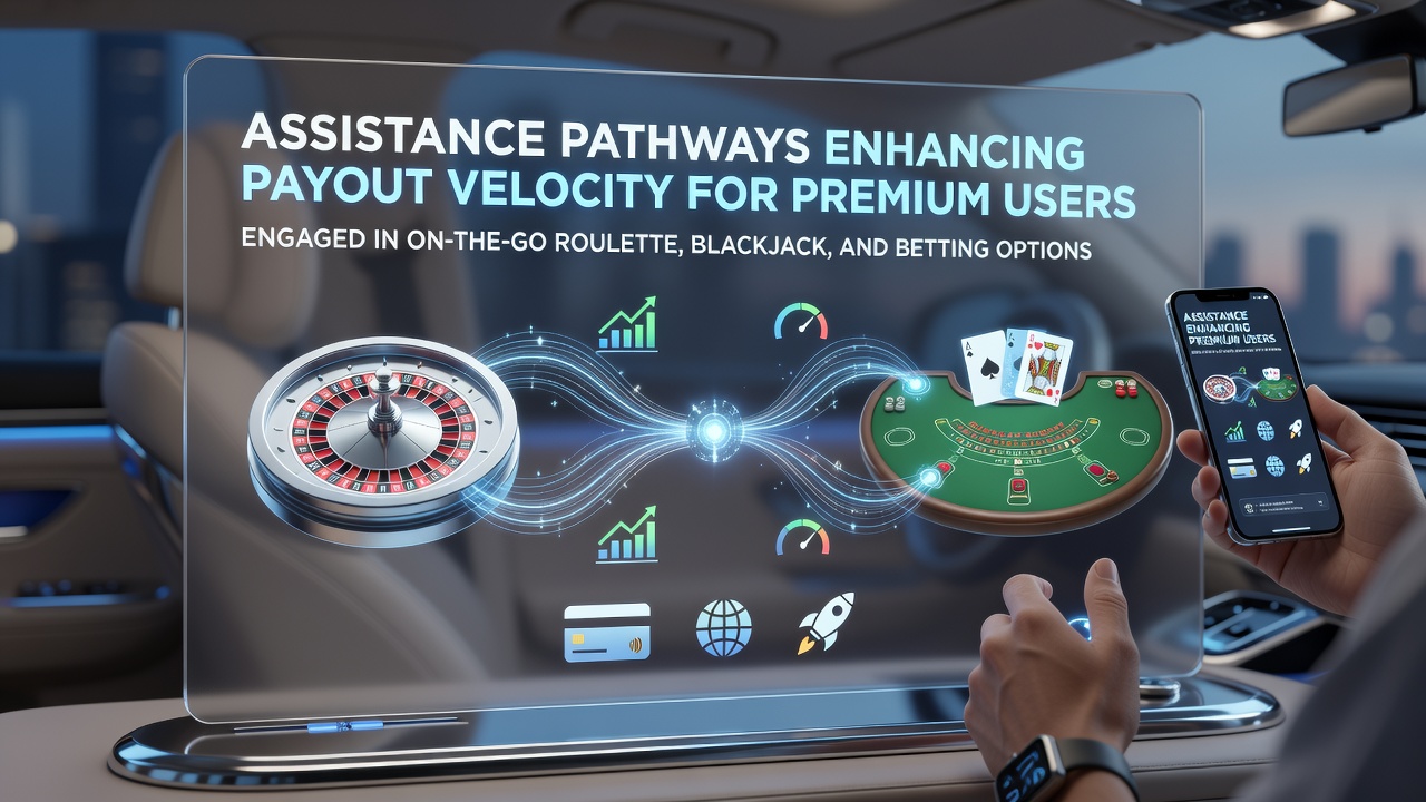 Mobile casino interface showing roulette wheel, blackjack table, and betting options with premium user dashboard highlights