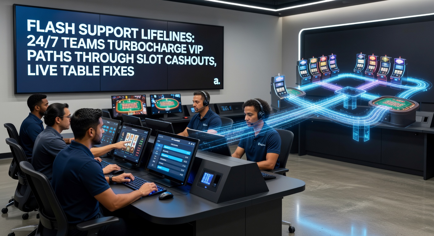 Close-up of a live dealer table interface on a screen, with support overlay annotations highlighting quick-fix tools and VIP priority indicators