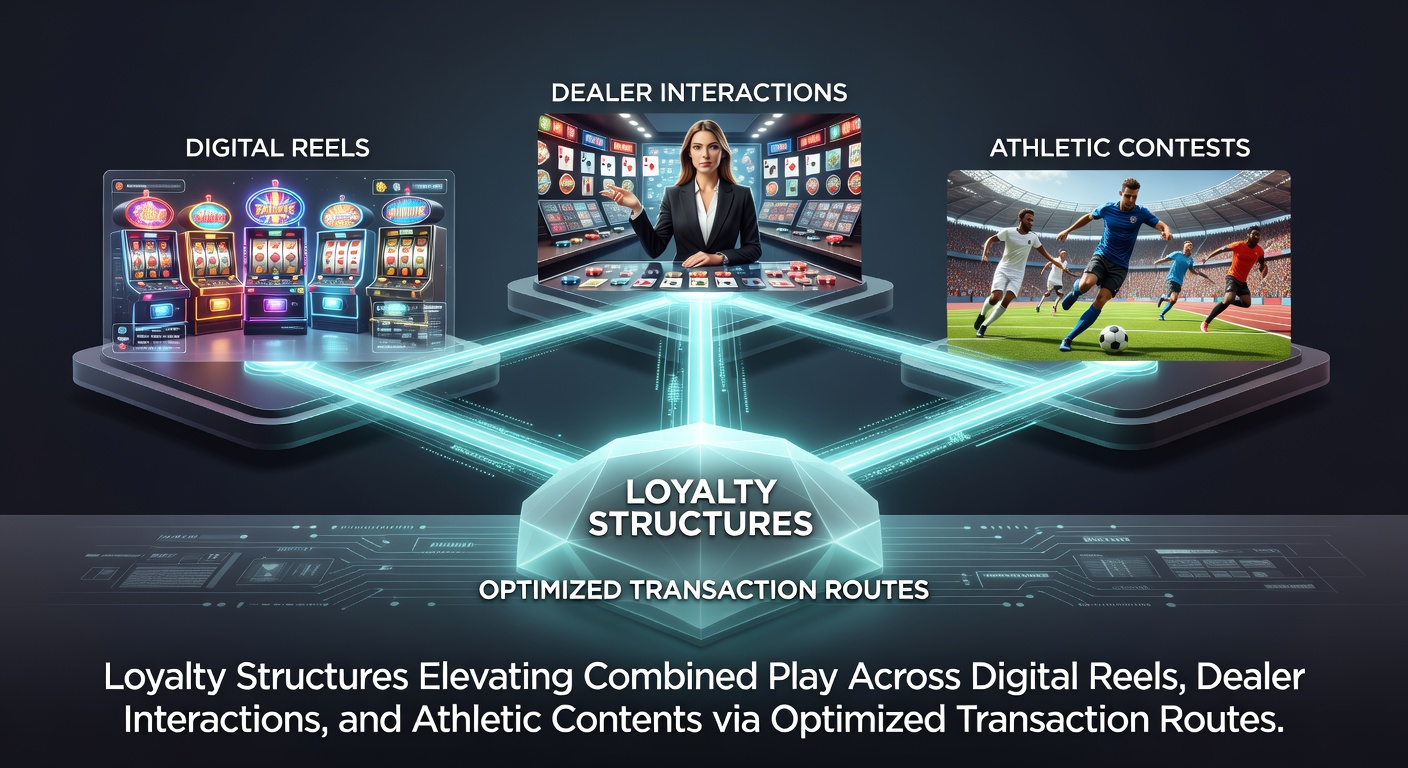 Loyalty program dashboard displaying integrated rewards across digital slots, live dealer tables, and sports betting platforms