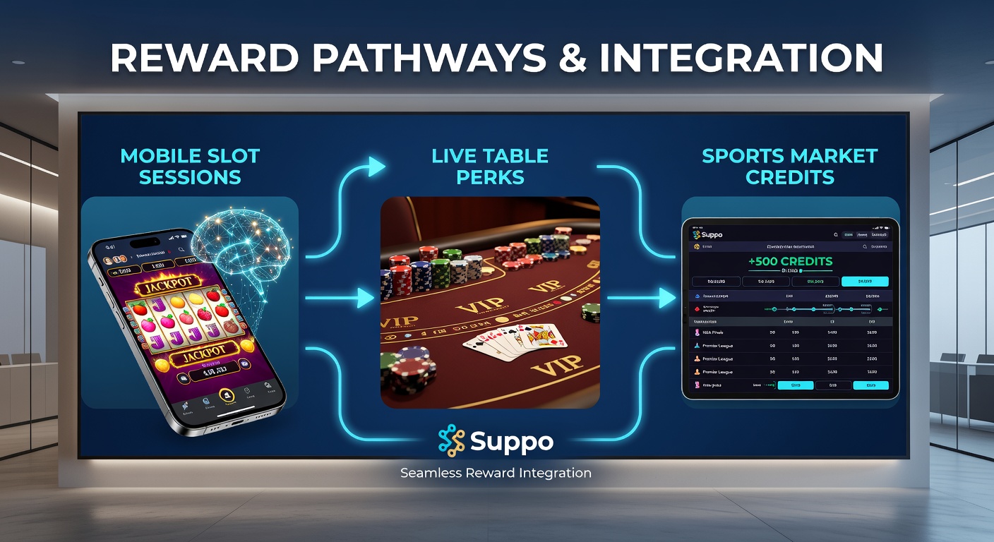Support team interface displaying linked rewards across slots, tables, and sports markets